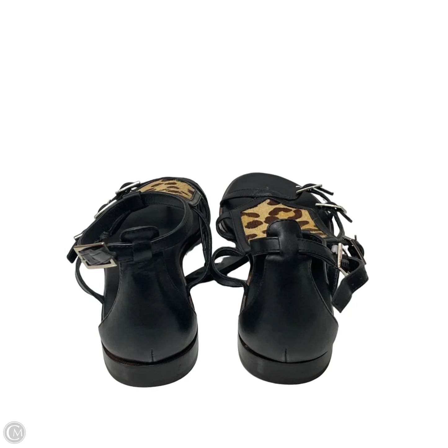 Sandals Flats By Donald Pliner In Animal Print, Size: 8.5