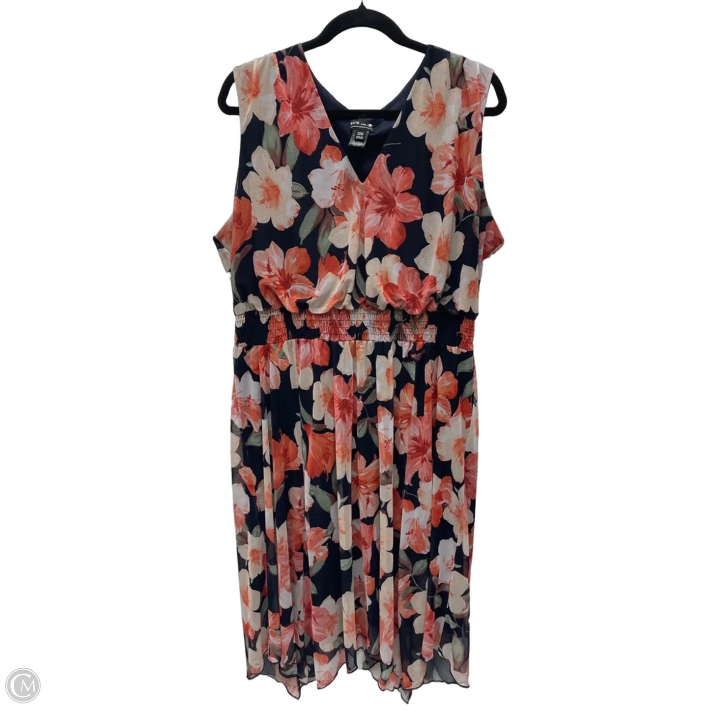 Dress Casual Short By Kate And Lily In Floral Print, Size: 2x