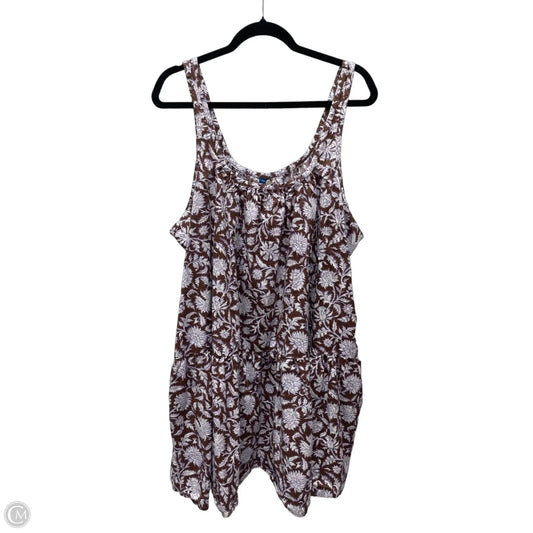 Dress Casual Short By Old Navy In Floral Print, Size: 2x