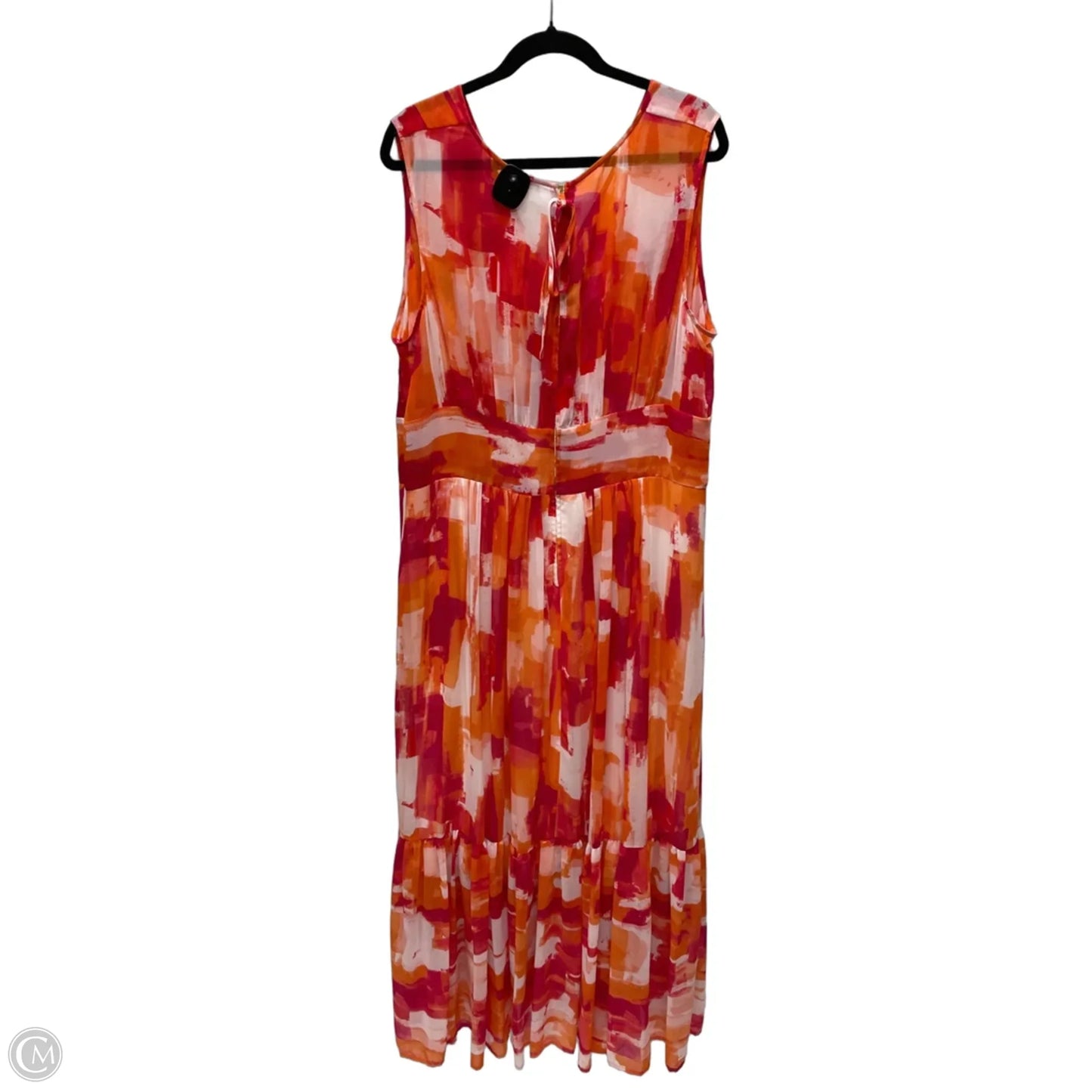 Dress Casual Maxi By Calvin Klein In Floral Print, Size: Xl