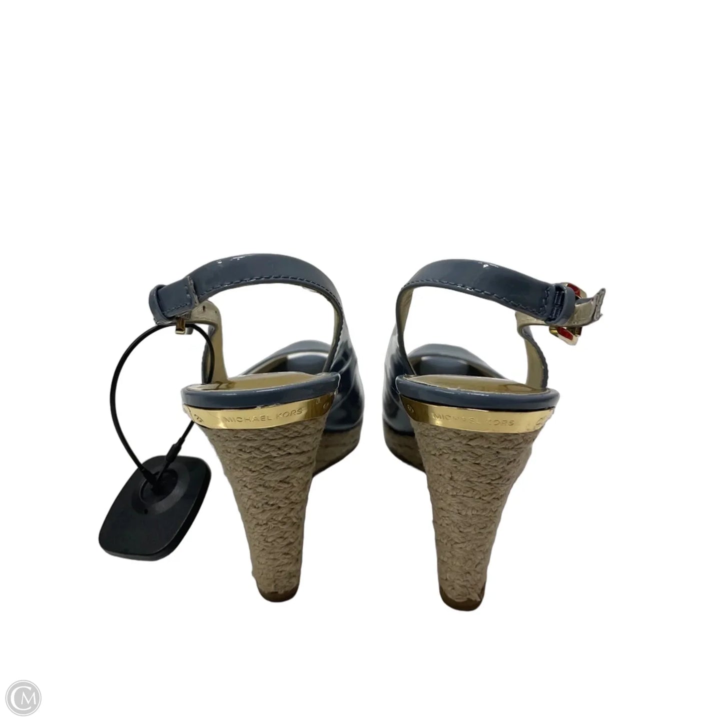 Sandals Designer By Michael Kors In Blue, Size: 7.5