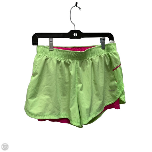 Athletic Shorts By Hind In Green & Pink, Size: S