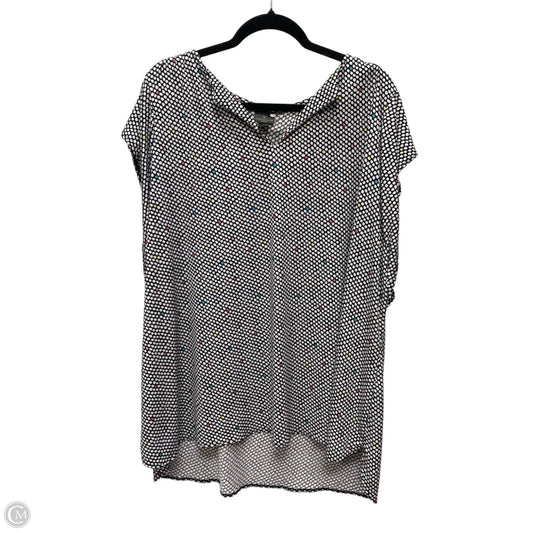 Top Sleeveless By Worthington In Polkadot Pattern, Size: 3x