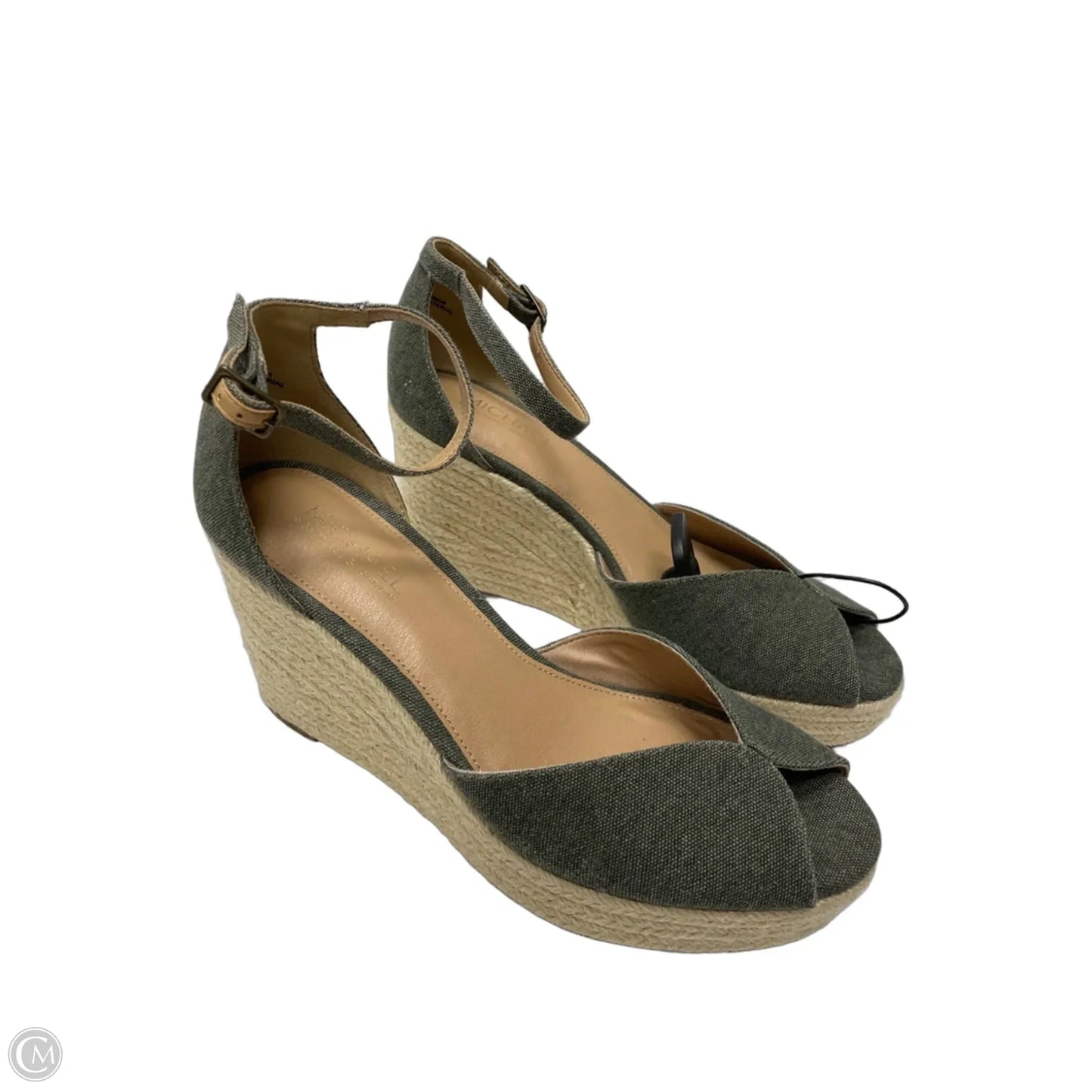 Sandals Heels Wedge By Michael Shannon In Green, Size: 11