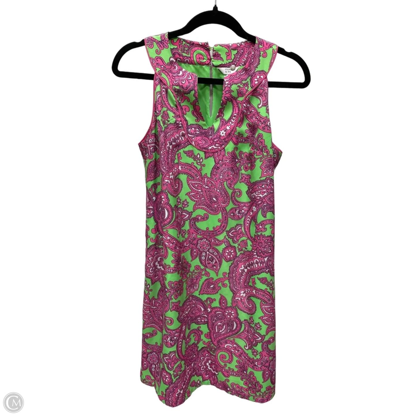 Dress Casual Short By Crown And Ivy In Paisley Print, Size: S