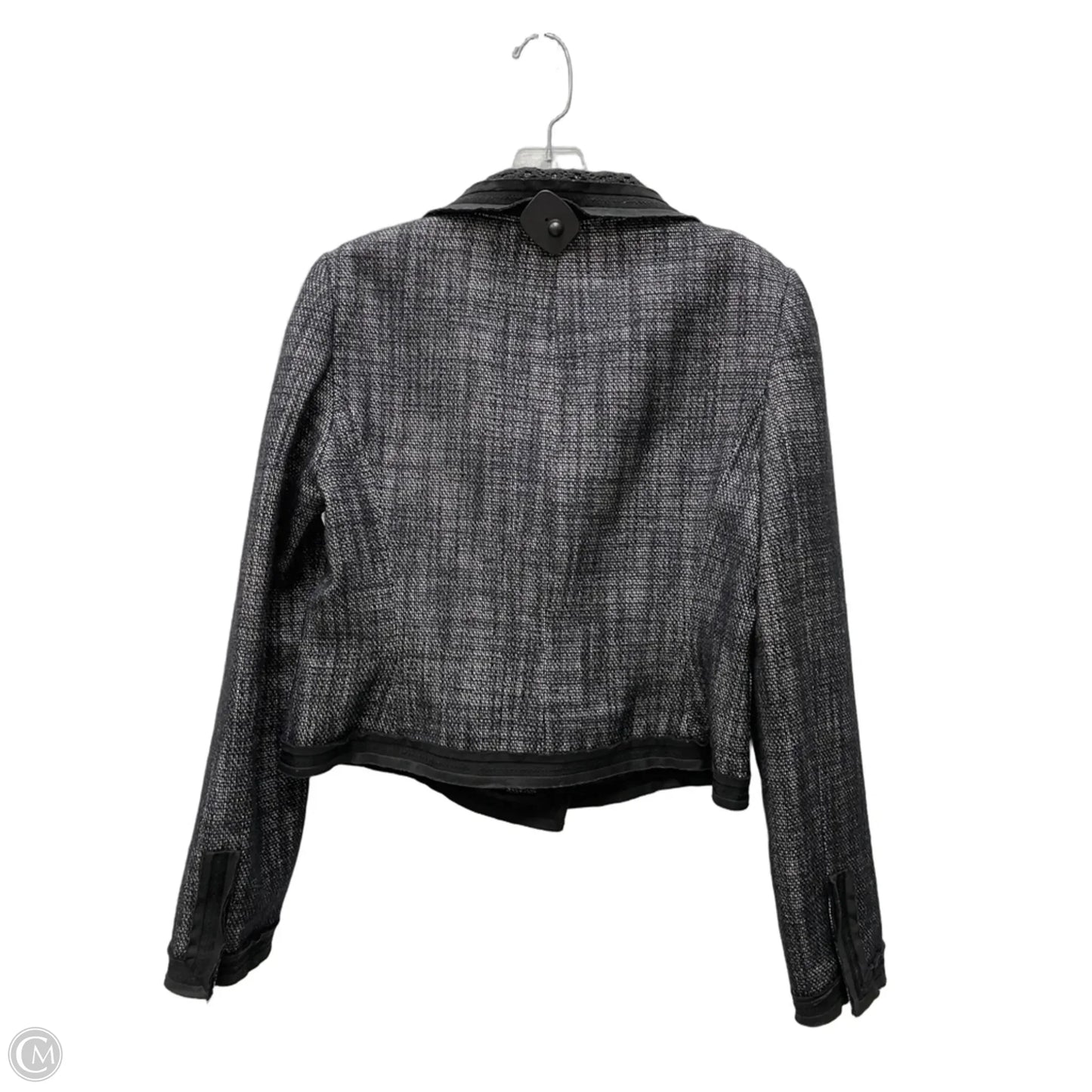 Skirt Set 2pc By Bcbgmaxazria In Black & Grey, Size: M