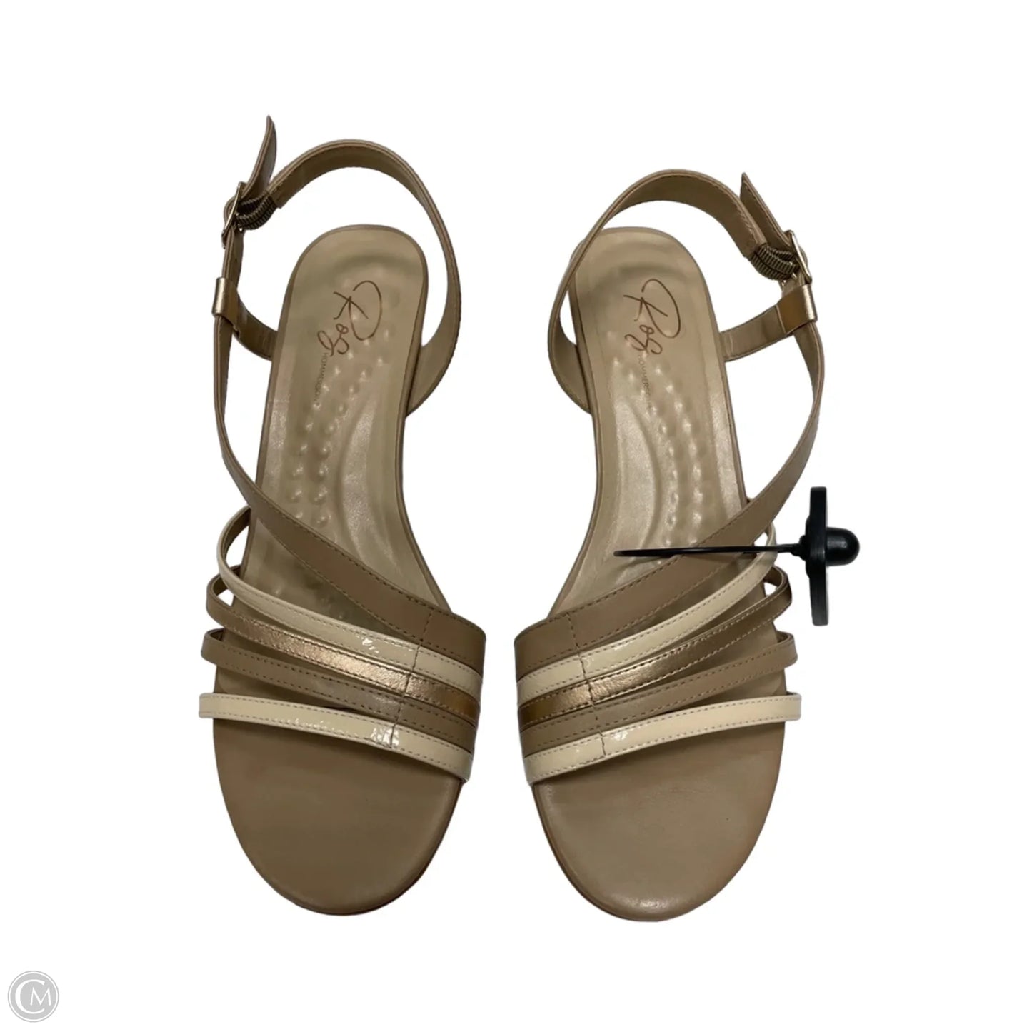 Shoes Heels Kitten By Ros Hommerson In Tan, Size: 9.5