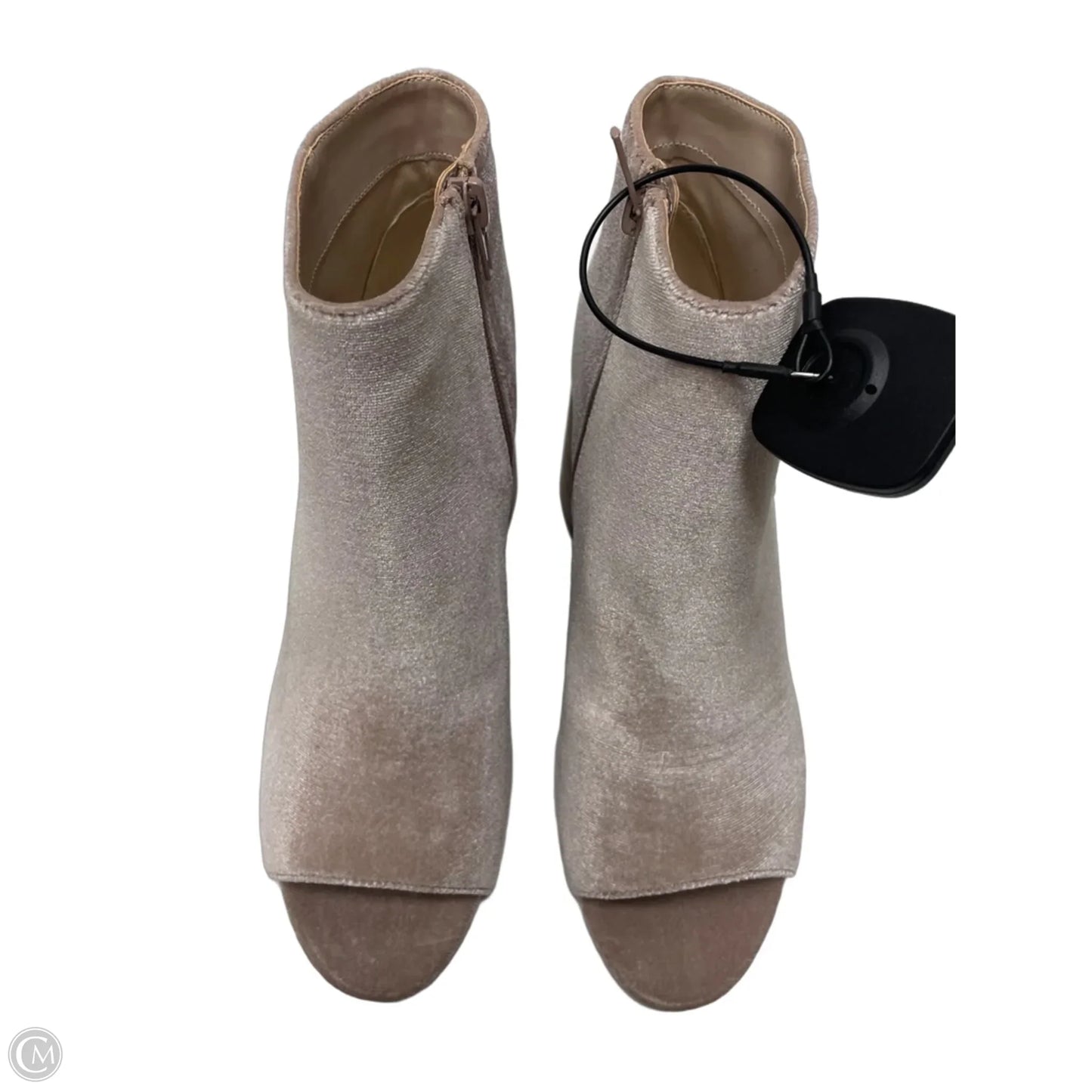 Boots Ankle Heels By Nine West In Taupe, Size: 7.5
