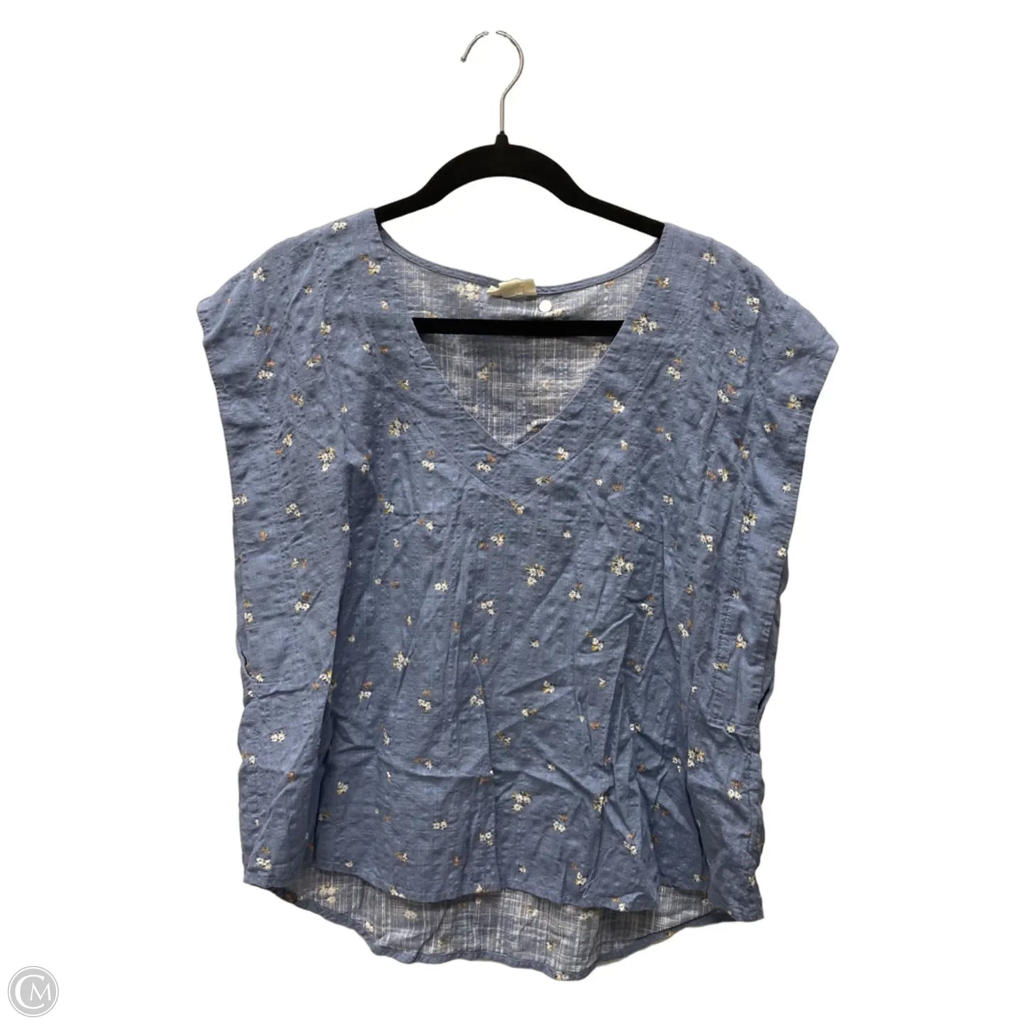 Top Sleeveless By Ana In Floral Print, Size: L