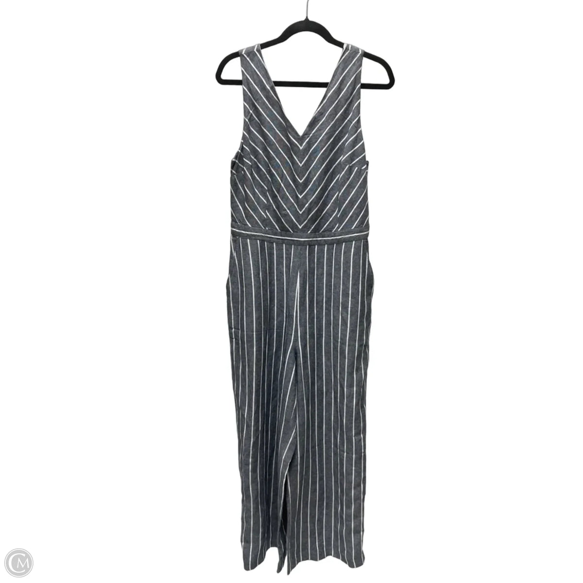 Jumpsuit By Loft In Striped Pattern, Size: L