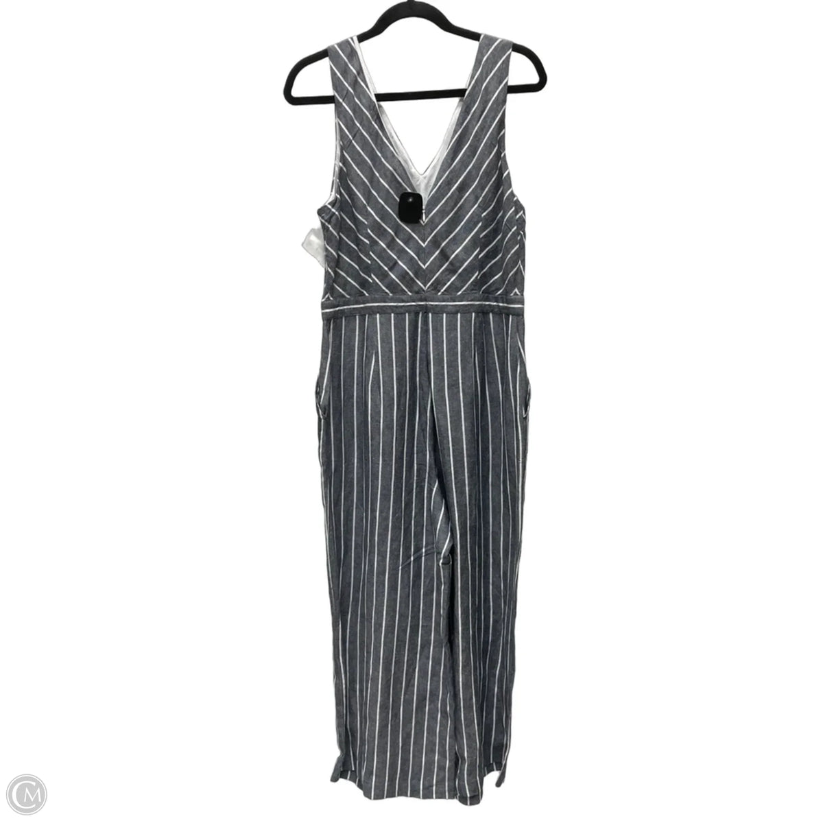 Jumpsuit By Loft In Striped Pattern, Size: L