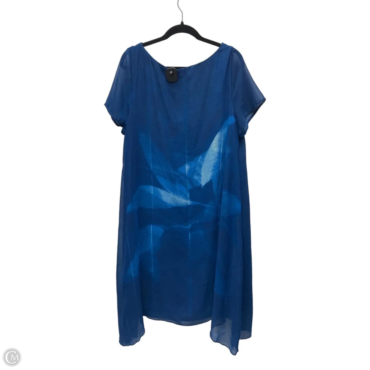 Dress Casual Short By Dkny In Blue & White, Size: Xl
