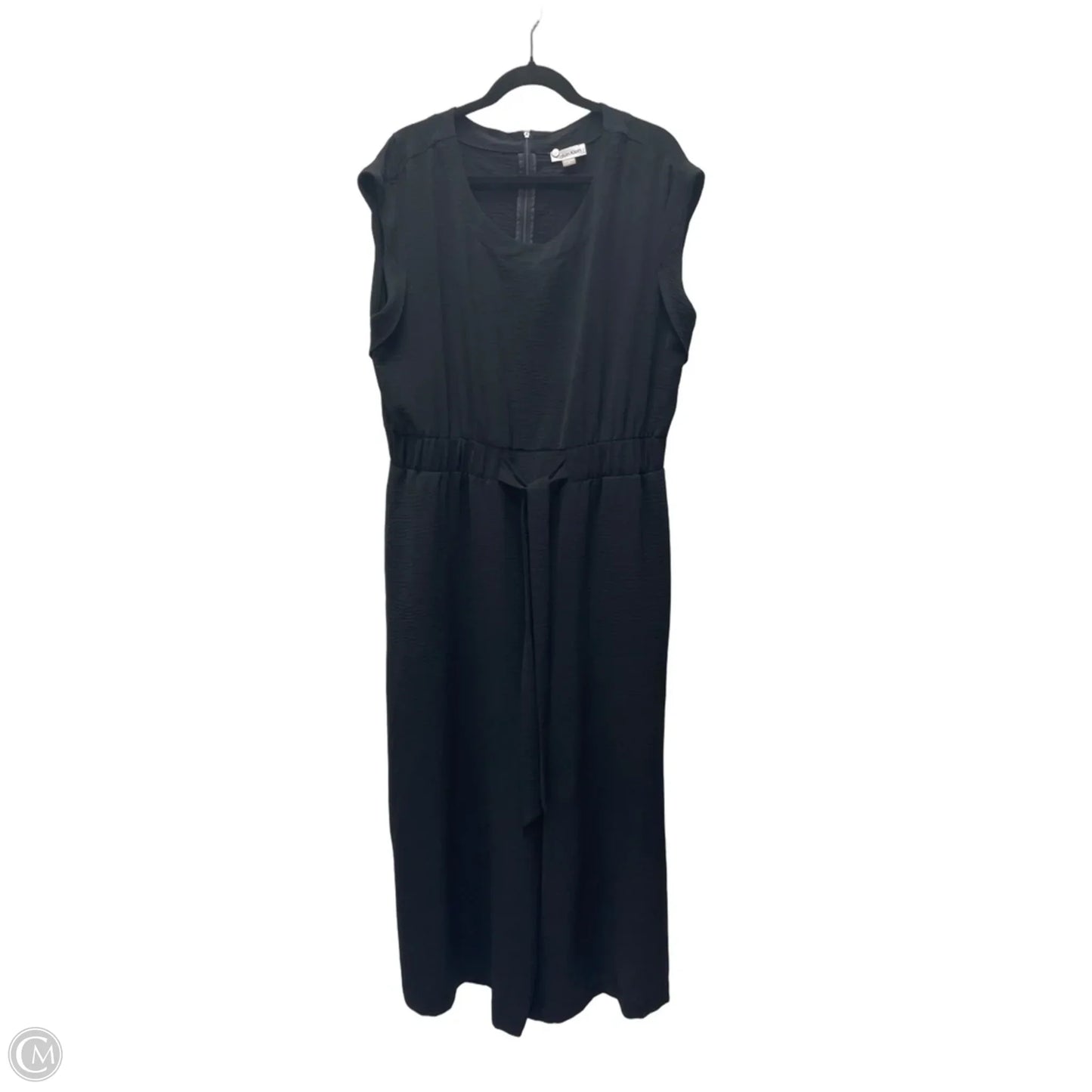 Jumpsuit By Calvin Klein In Black, Size: Xl