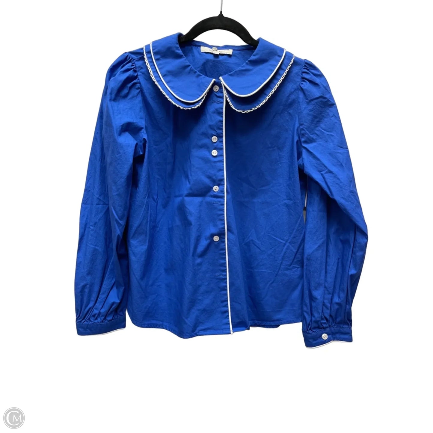 Top Long Sleeve By Clothes Mentor In Blue, Size: S