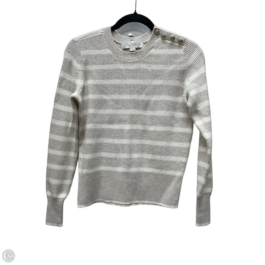 Sweater By Loft In Striped Pattern, Size: Xs