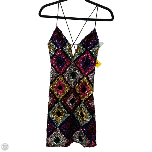 Dress Party Short By Topshop In Multi-colored, Size: S