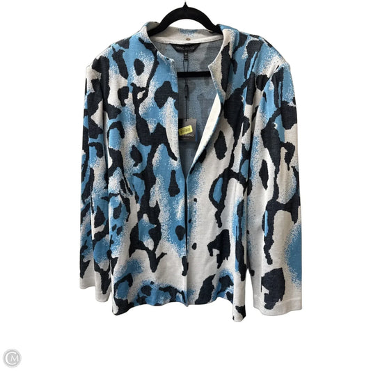 Sweater Cardigan By Ming Wang In Multi-colored, Size: 3x