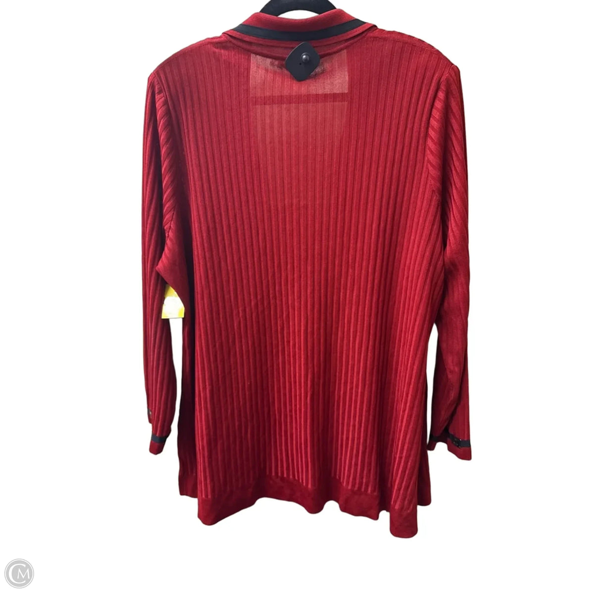 Cardigan By Misook In Red, Size: 3x