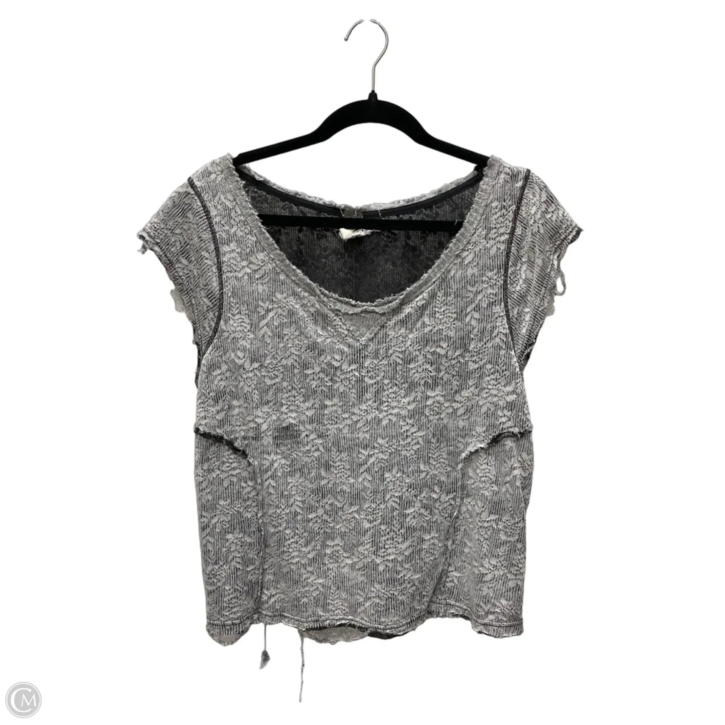 Top Short Sleeve By We The Free In Grey, Size: L