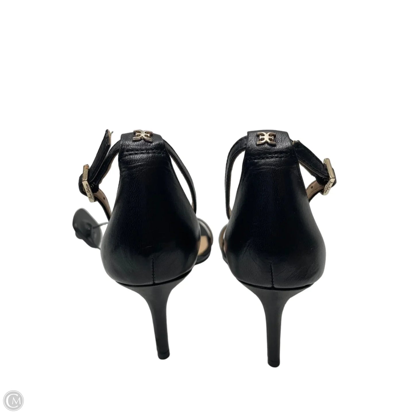 Sandals Heels Stiletto By Sam Edelman In Black, Size: 7.5