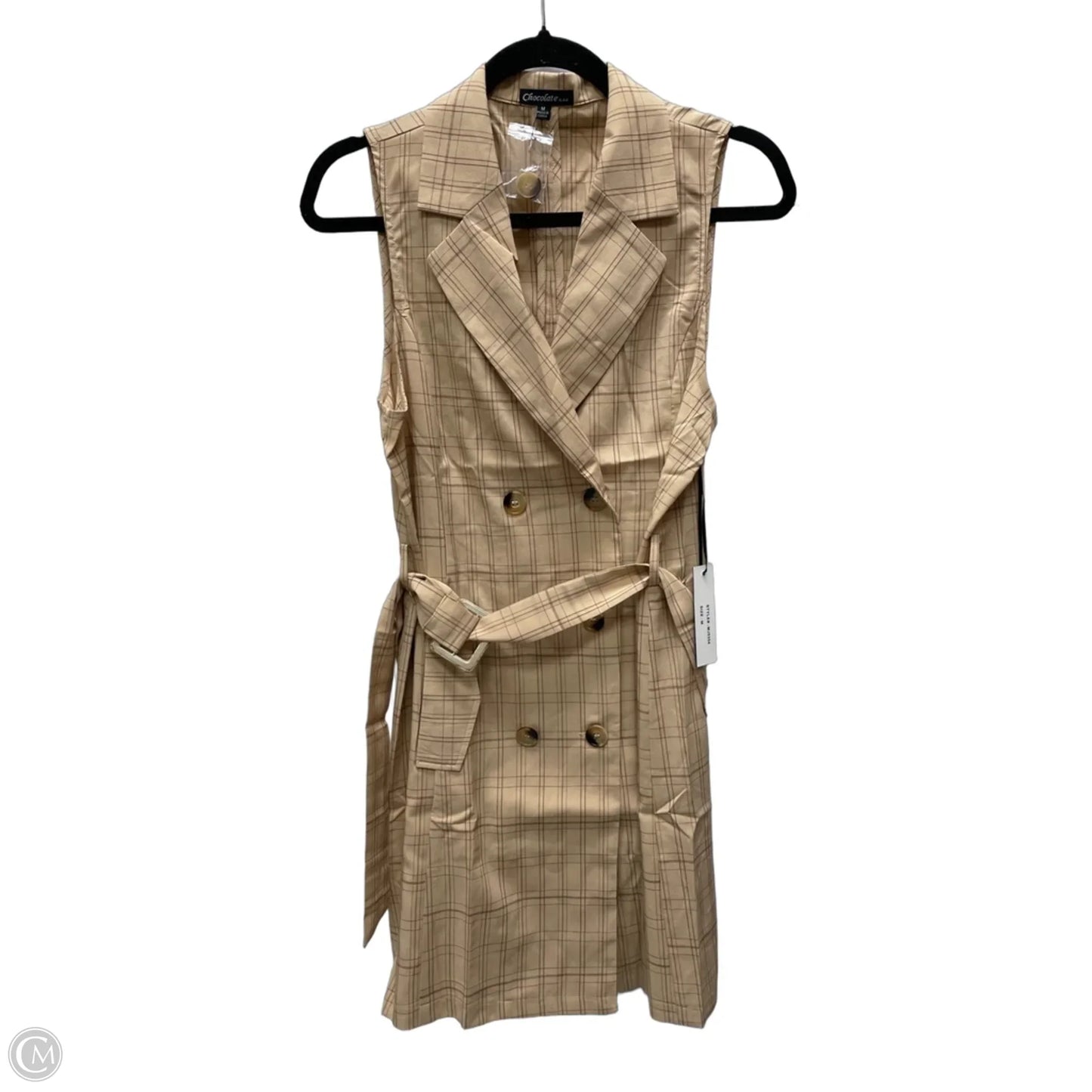 Dress Casual Short By Clothes Mentor In Plaid Pattern, Size: M