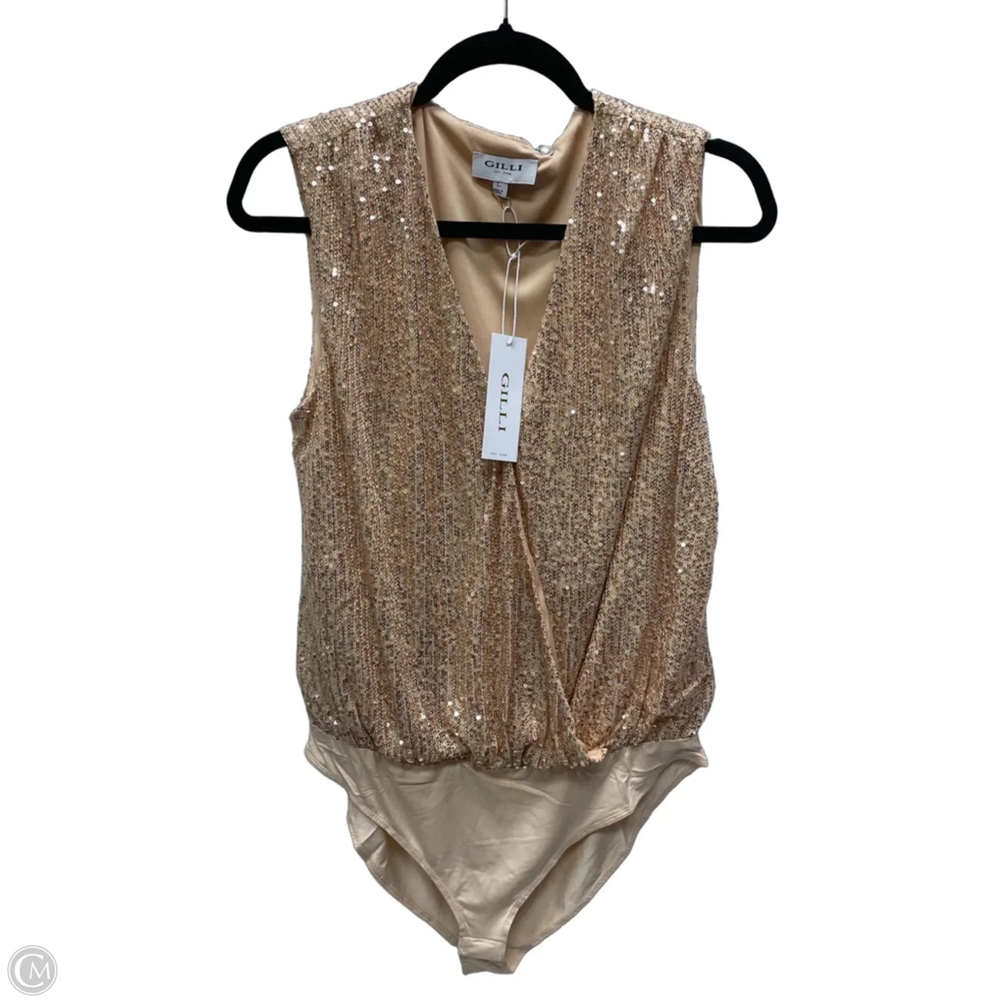 Bodysuit By Gilli In Rose Gold, Size: L