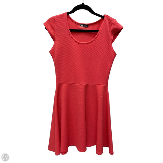 Dress Casual Short By Pinc In Coral, Size: Xl