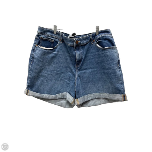 Shorts By Lane Bryant In Blue Denim, Size: 22