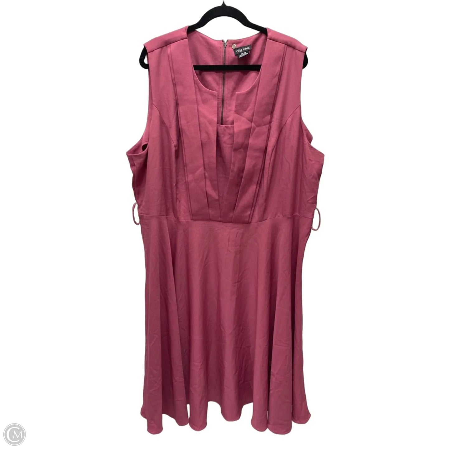Dress Casual Short By City Chic In Pink, Size: 2x