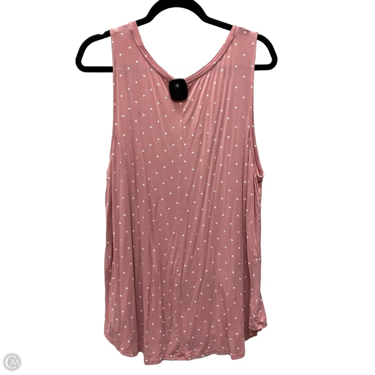 Top Sleeveless By Old Navy In Polkadot Pattern, Size: 2x
