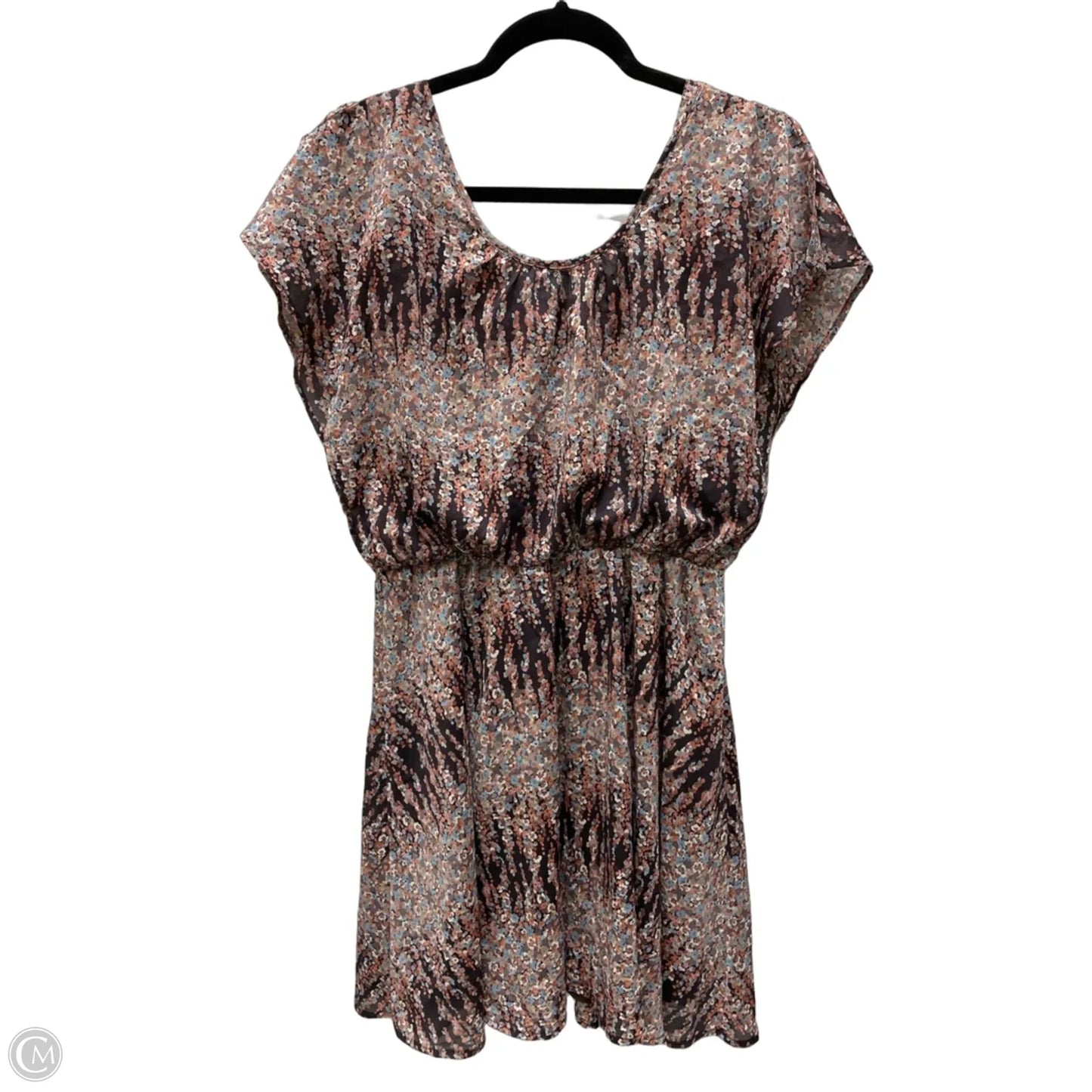 Dress Casual Short By Bar Iii In Brown & Cream, Size: M