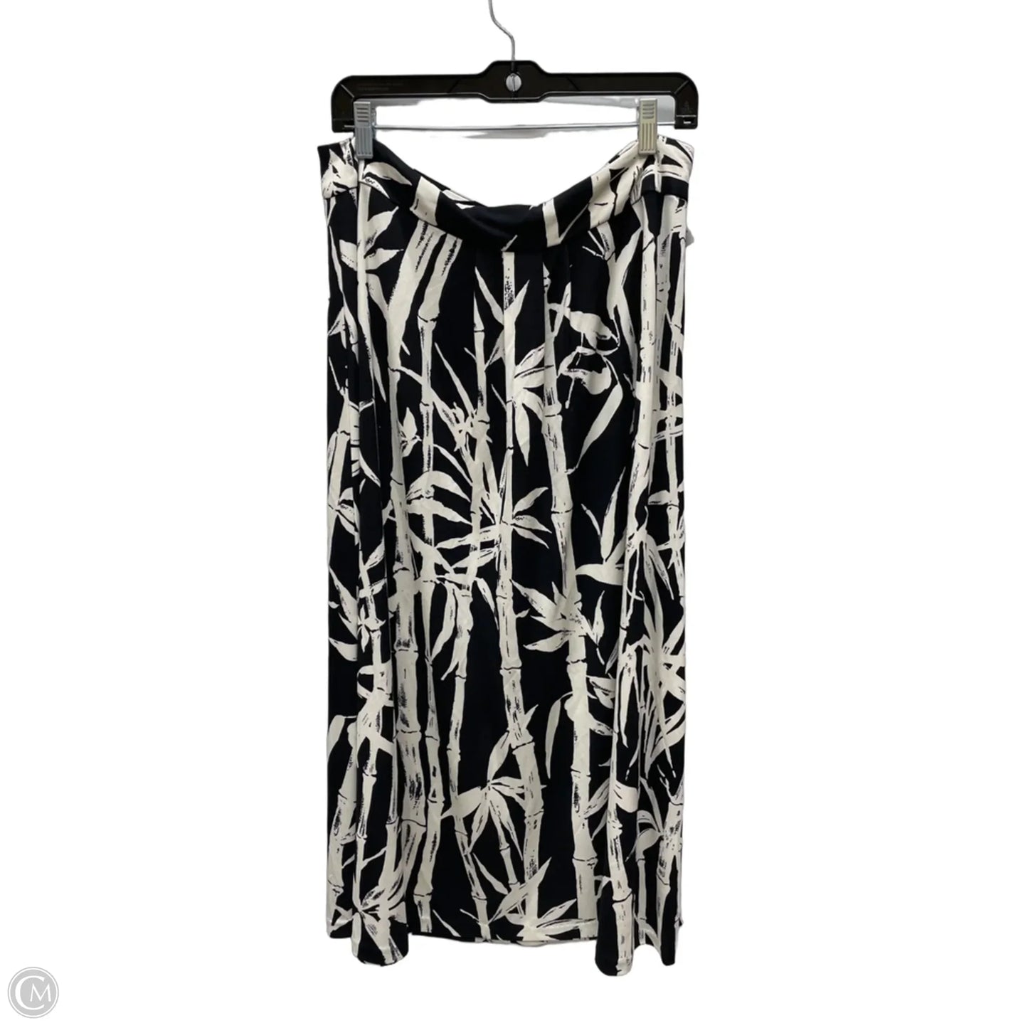 Skirt Maxi By Talbots In Black & Cream, Size: 8p