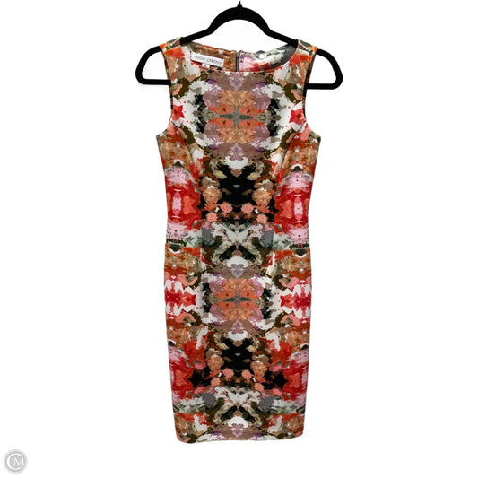 Dress Casual Short By Maggy London In Floral Print, Size: Xs