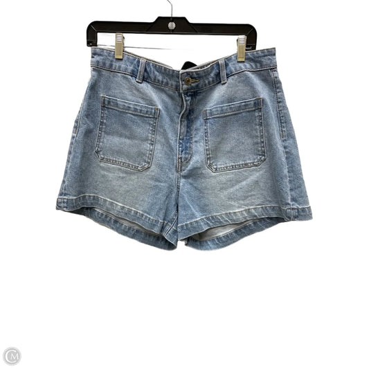 Shorts By H&m In Blue Denim, Size: 12