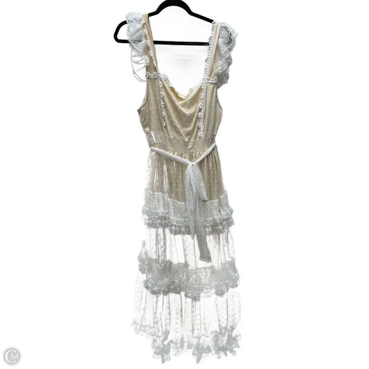 Dress Casual Maxi By Shein In Cream & White, Size: 3x