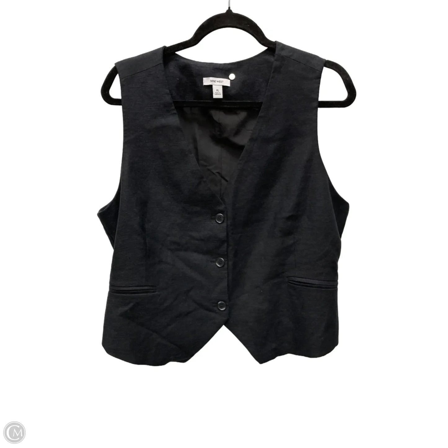 Vest Other By Nine West In Black, Size: Xl