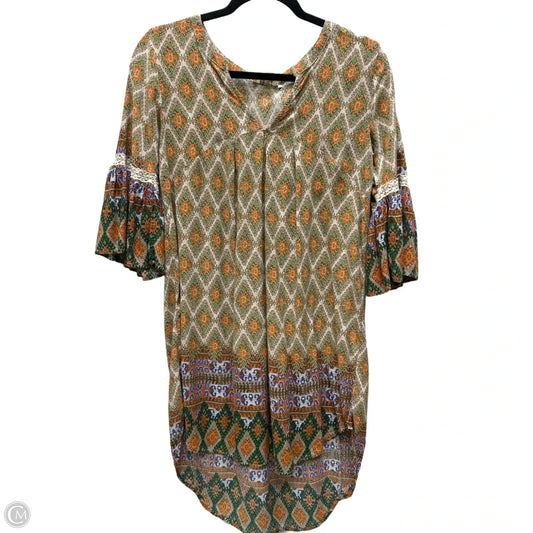 Dress Casual Short By Umgee In Geometric Pattern, Size: S