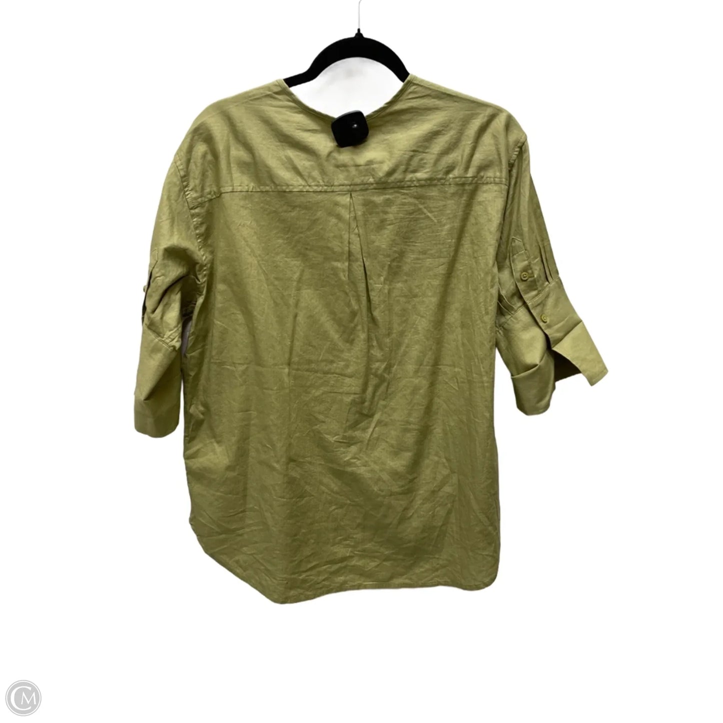 Top Short Sleeve By J. Crew In Green, Size: S