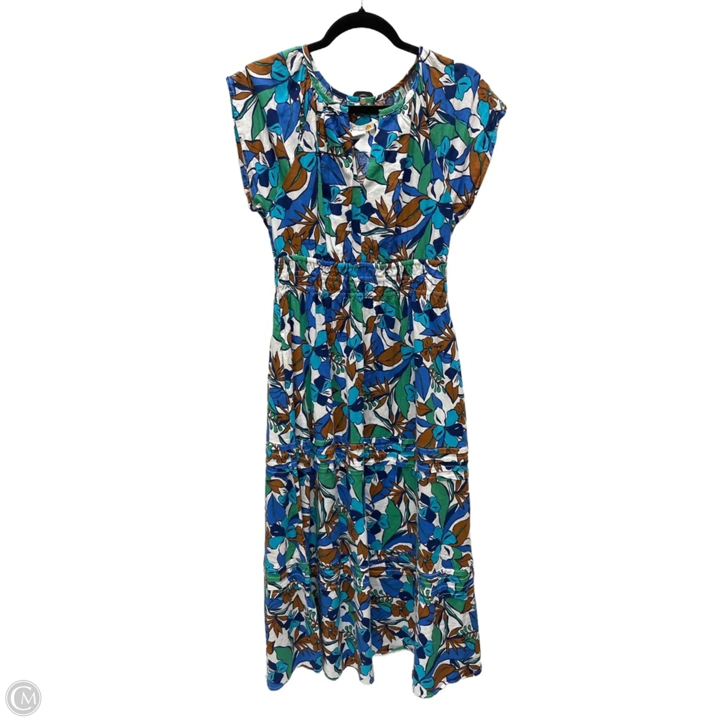 Dress Casual Maxi By C And C In Floral Print, Size: S