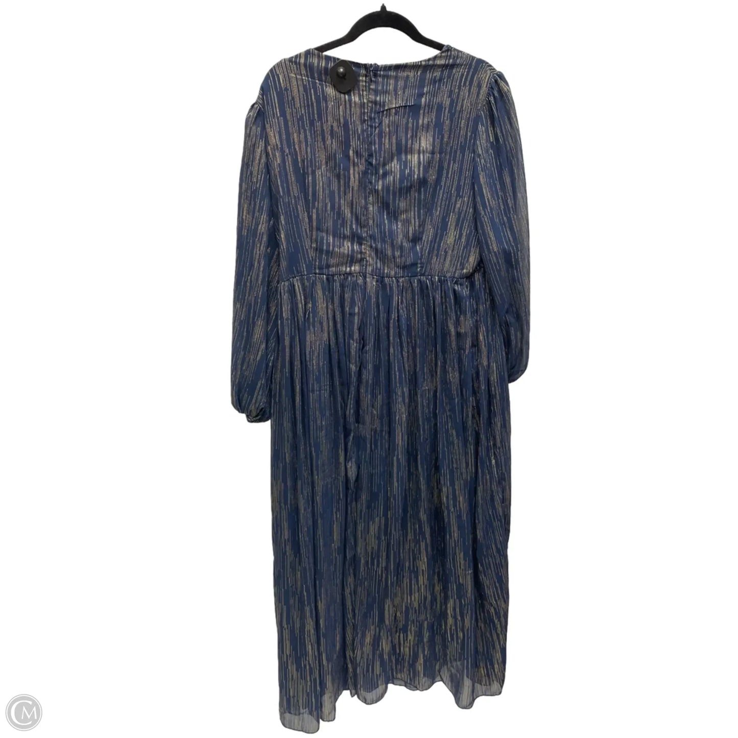 Dress Casual Maxi By Shein In Navy, Size: 2x