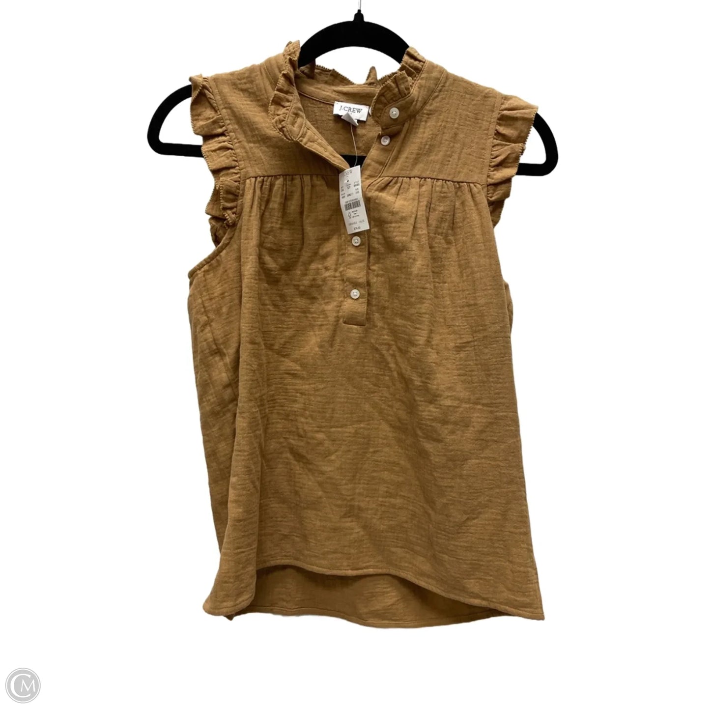 Top Sleeveless By J. Crew In Brown, Size: Xs