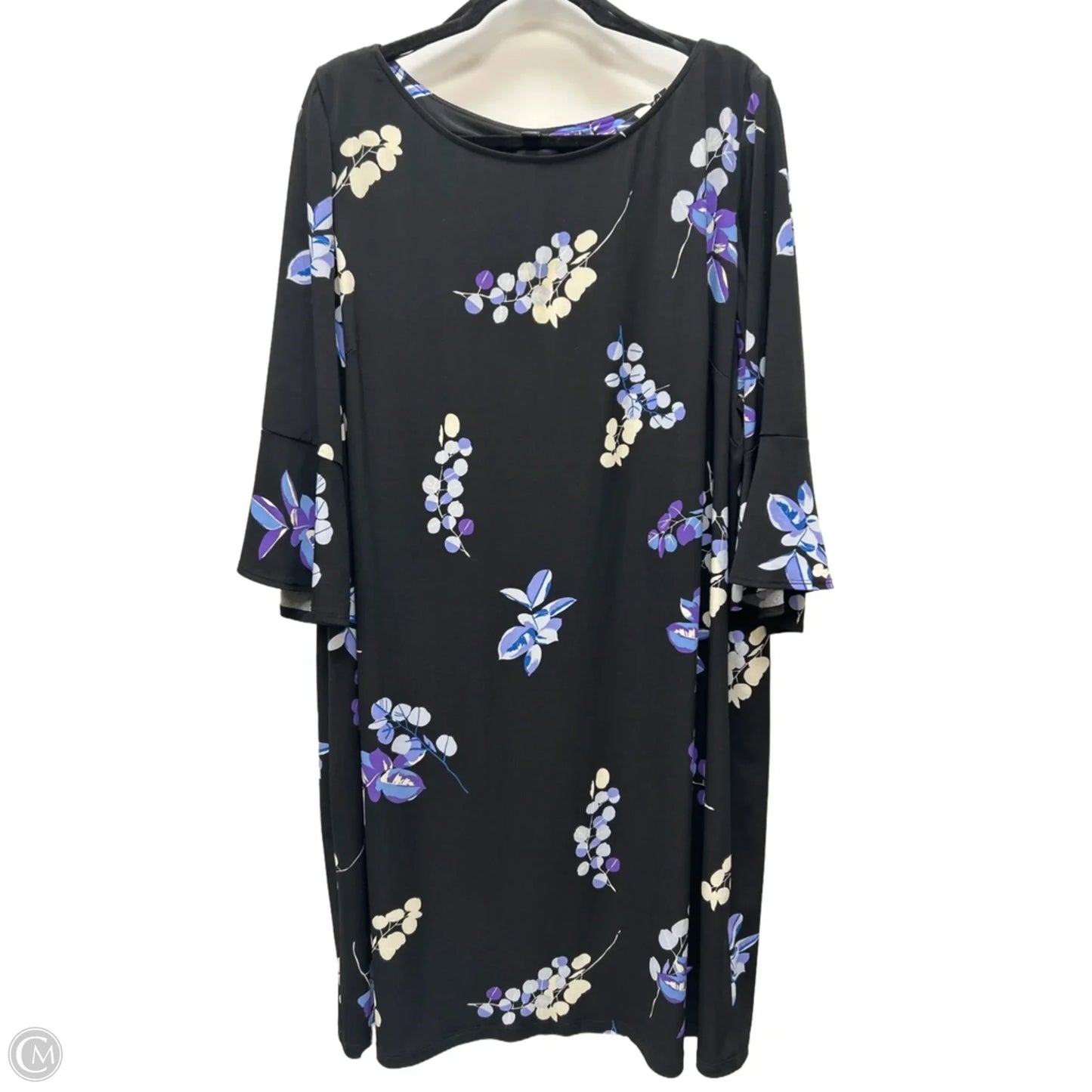 Dress Casual Short By Roz And Ali In Floral Print, Size: 3x