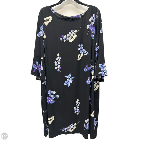 Dress Casual Short By Roz And Ali In Floral Print, Size: 3x