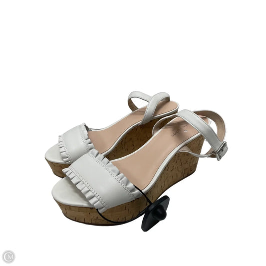 Sandals Designer By Kate Spade In White, Size: 9