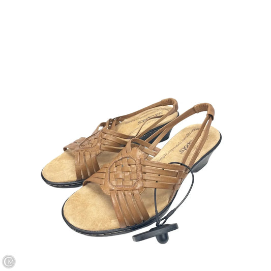 Shoes Heels Block By Softsport In Brown, Size: 6