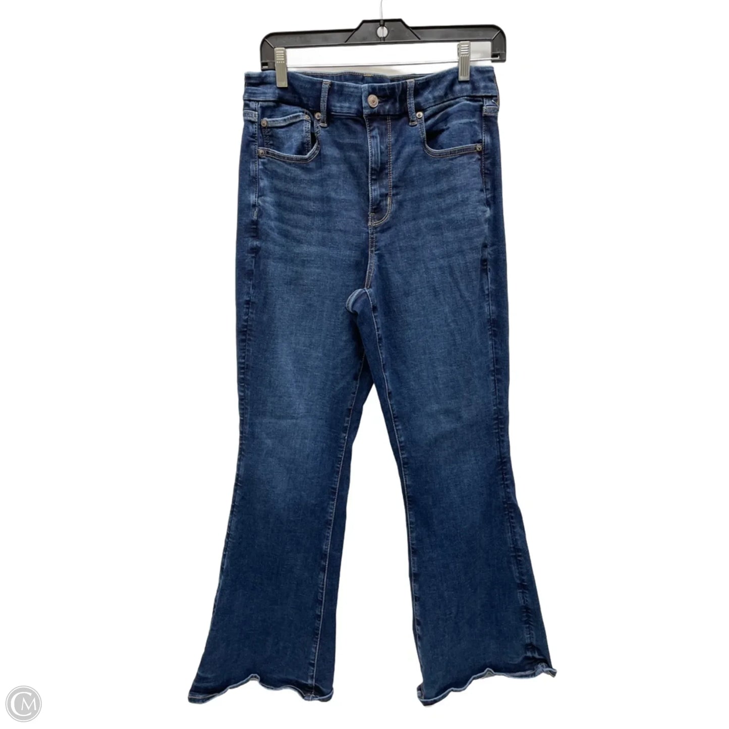 Jeans Boot Cut By American Eagle In Blue Denim, Size: 12