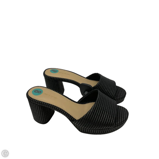 Sandals Heels Block By Veronica Beard In Black, Size: 8