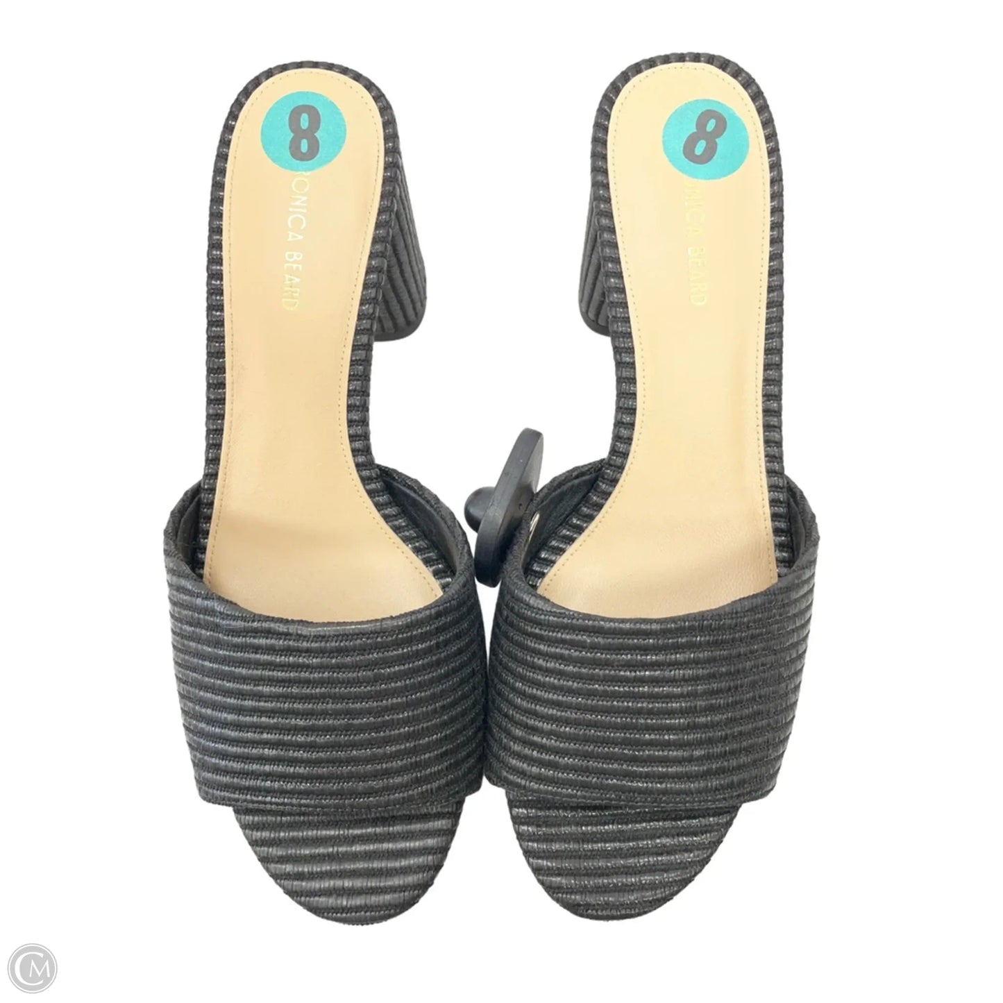 Sandals Heels Block By Veronica Beard In Black, Size: 8