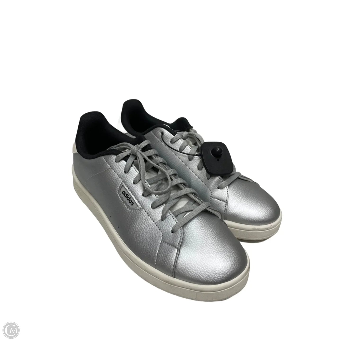 Shoes Sneakers By Adidas In Silver, Size: 10