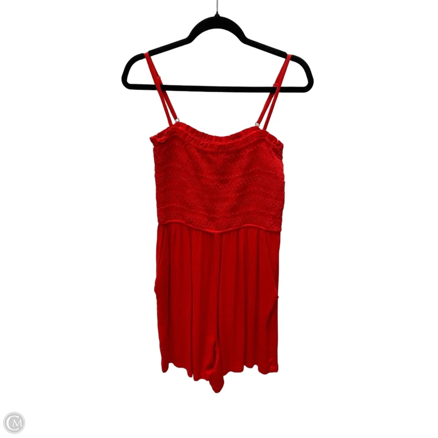 Romper By Loft In Red, Size: M